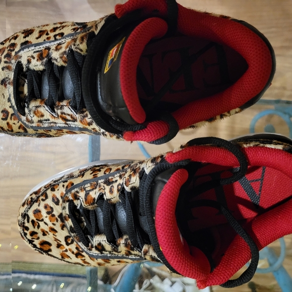 Nike Court Air Vapor Wing fur hair cheetah leopard 6.5 fearless womens - Picture 9 of 12